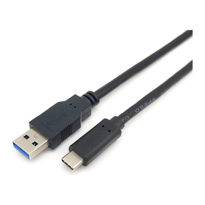 Equip 128345 USB 3.2 Gen 1 C to A Cable, M/M, 0.5 m, 5 Gbps, Black