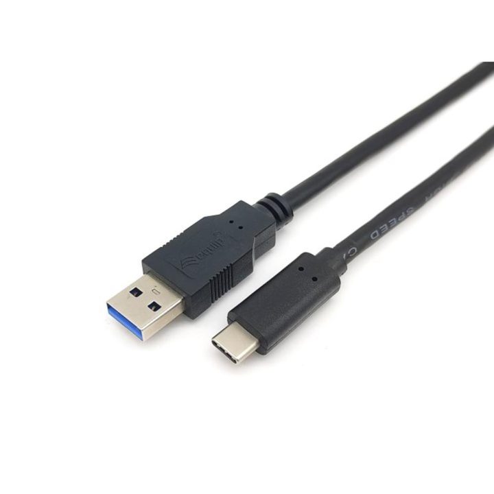 Equip 128345 Cabo USB 3.2 Gen 1 C a A, M/M, 0,5 m, 5 Gbps, preto