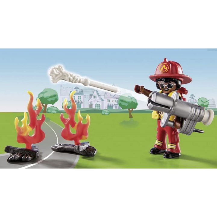 Playmobil Duck on Call Fire Rescue Action Rescue the Cat! (70917)
