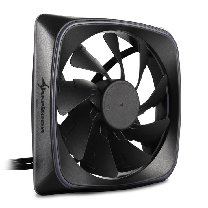 Ventoinha de caixa Sharkoon shark lights fan 120X120X 25 mm RGB LED…