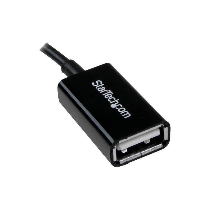 StarTech.com 12cm Micro USB Male to USB A Female OTG Adapter Cable…