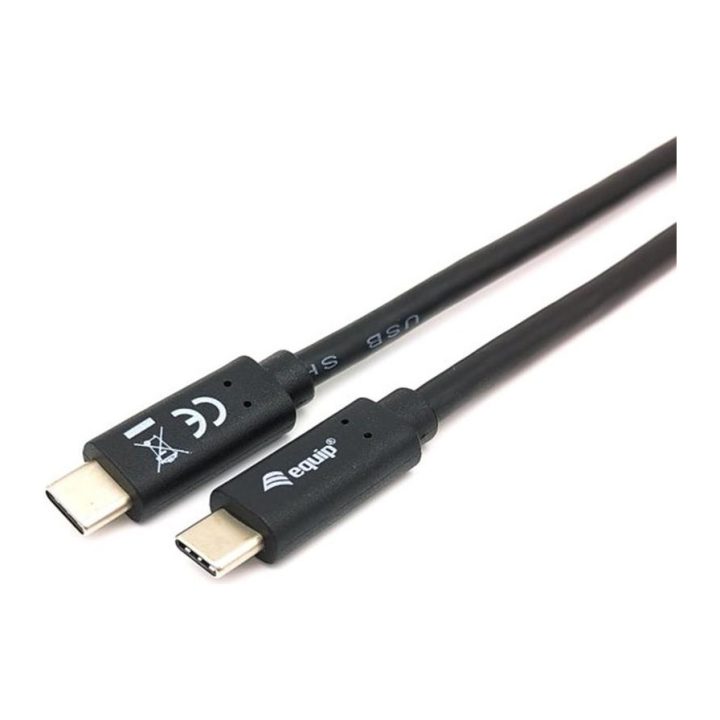 Equip 128347 USB 3.2 Gen 1 C to C Cable, M/M, 2.0m, PD 60W, 5Gbps…