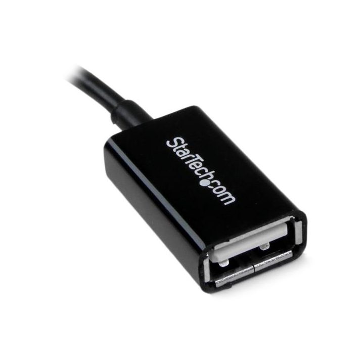 StarTech.com Cable Adaptador de 12cm Micro USB Macho a USB A Hembra…