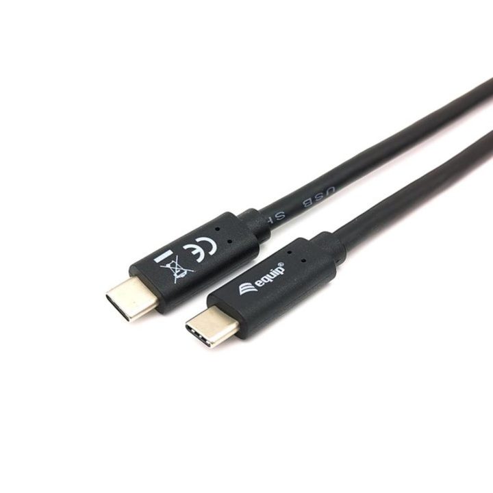Equip 128347 USB 3.2 Gen 1 C to C Cable, M/M, 2.0m, PD 60W, 5Gbps…