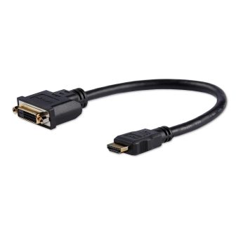 StarTech.com Adaptador de 20cm HDMI a DVI - DVI-D Hembra - HDMI Macho…