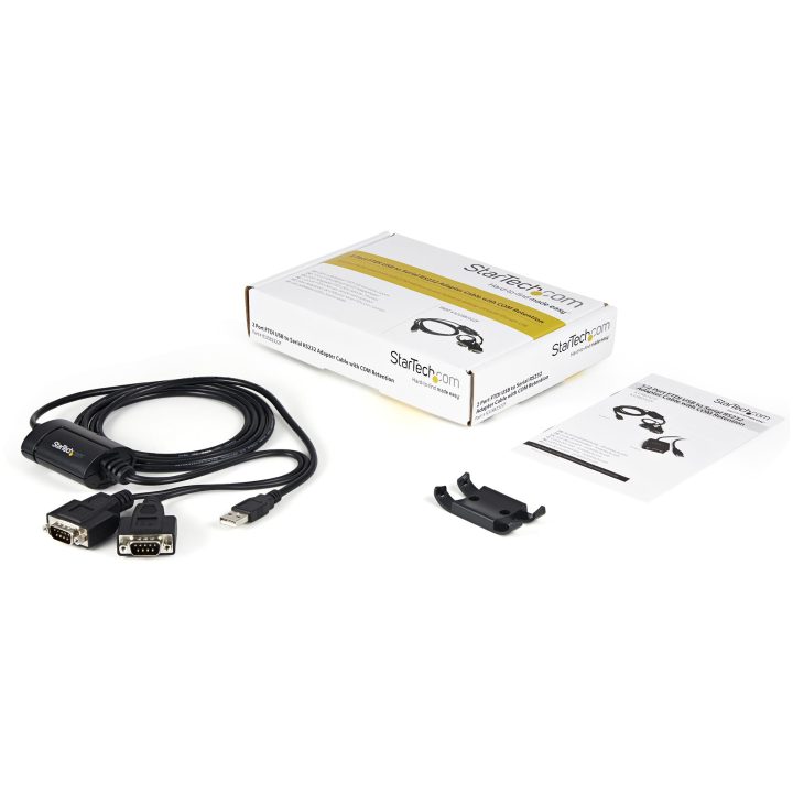StarTech.com Cable USB a Serie de 2 Puertos FTDI de 1,8m - Adaptador…