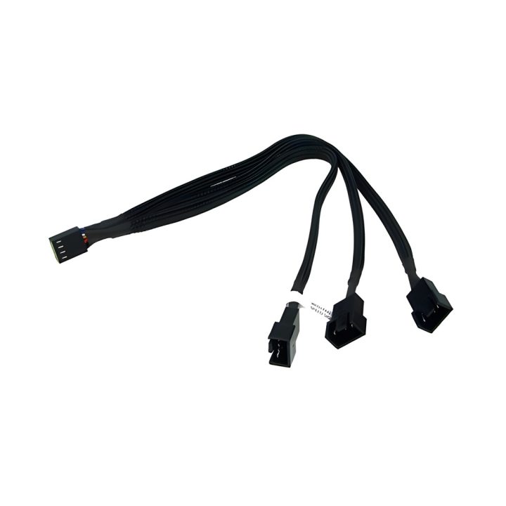 Cabo 3 em 1 PWM Phobya 30 cm preto 1 (81098)