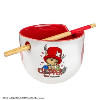 Tazon de ramen y palillos Cinereplicas one piece netflix tony tony…