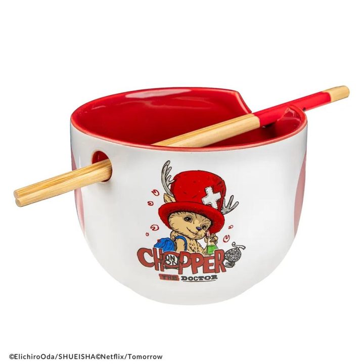 Tazon de ramen y palillos Cinereplicas one piece netflix tony tony…
