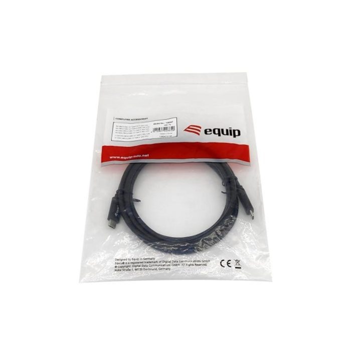 Equip 128347 USB 3.2 Gen 1 C to C Cable, M/M, 2.0m, PD 60W, 5Gbps…