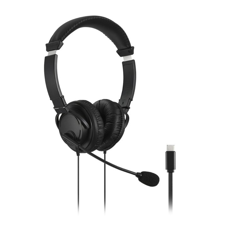 Kensington Auriculares USB-C clásicos con micrófono