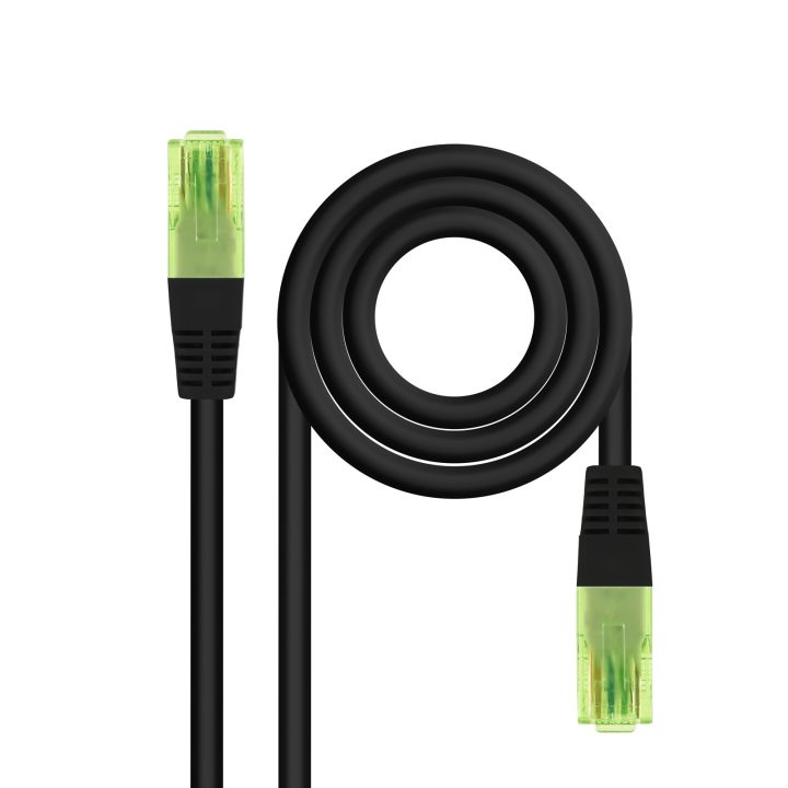 Nanocable Cable de Red Latiguillo RJ45 CAT.6 UTP AWG26 CCA, Negro, 25…