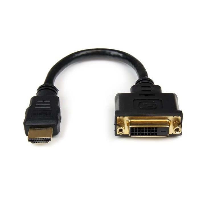 StarTech.com Adaptador de 20cm HDMI a DVI - DVI-D Hembra - HDMI Macho…