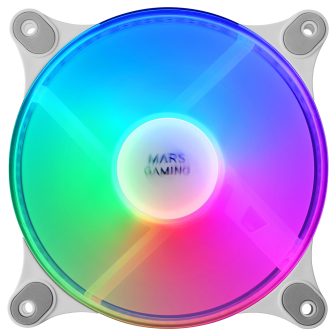 Mars Gaming MFDUO, Kit 2 Ventiladores FRGB Rainbow 360°…