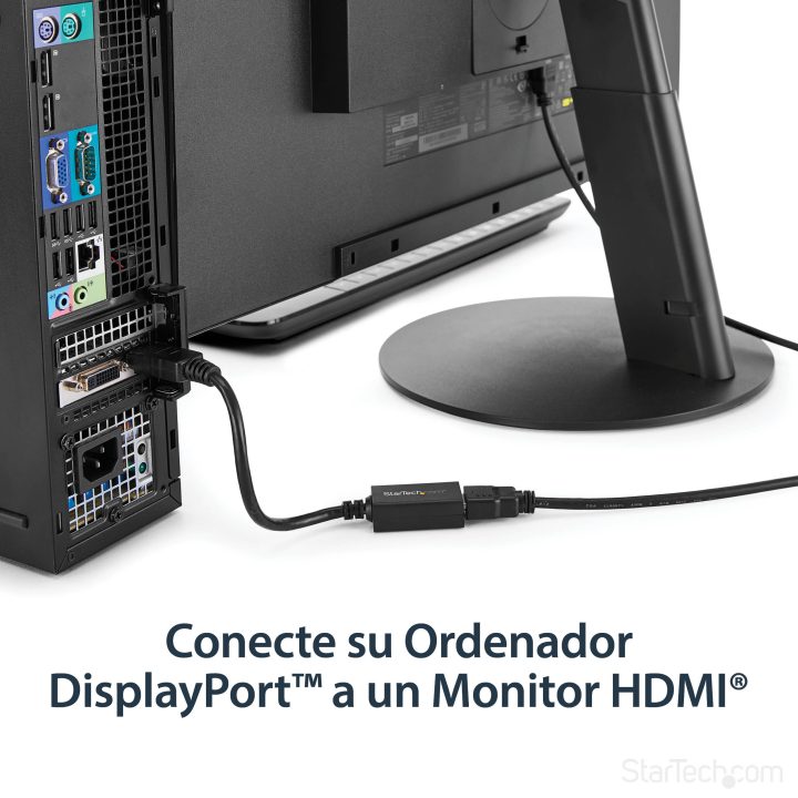 StarTech.com Adaptador DisplayPort a HDMI - Conversor de Vídeo DP 1.2…