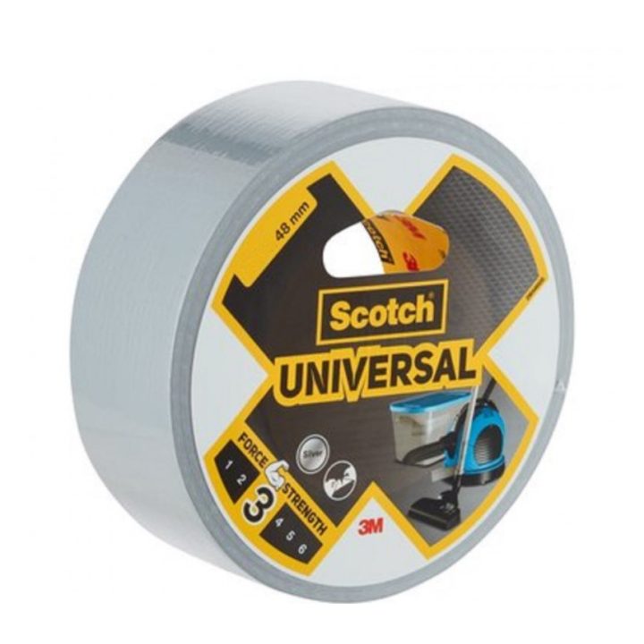 Scotch 7100205303 Universal Duct Tape Roll 2904 Silver 48mm x 25m