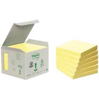 3M 6541B Self-Adhesive Note Square Yellow 100 Sheets Self-Adhesive