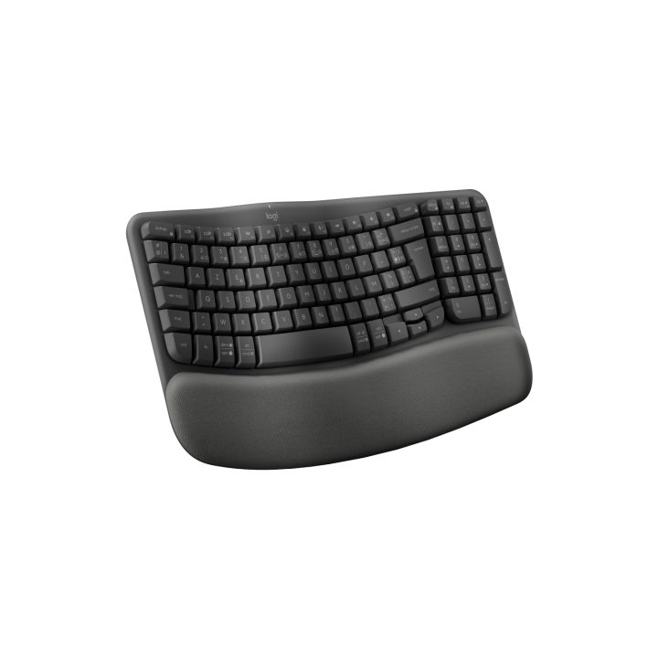 Logitech ERGO Wave Keys teclado Oficina RF Wireless + Bluetooth…