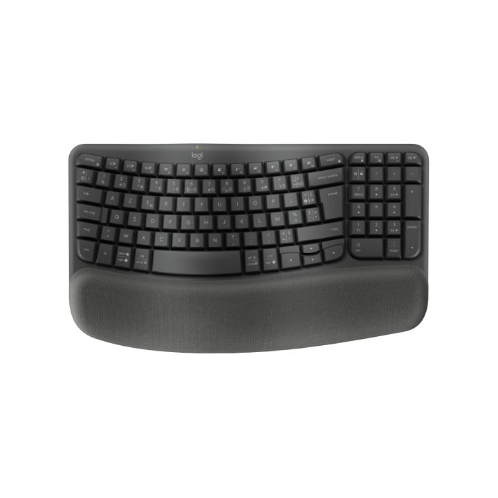 Logitech ERGO Wave Keys teclado Oficina RF Wireless + Bluetooth…