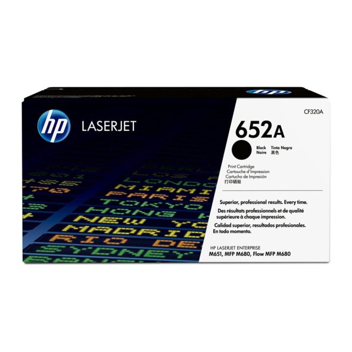 HP Cartucho de tóner original LaserJet 652A negro