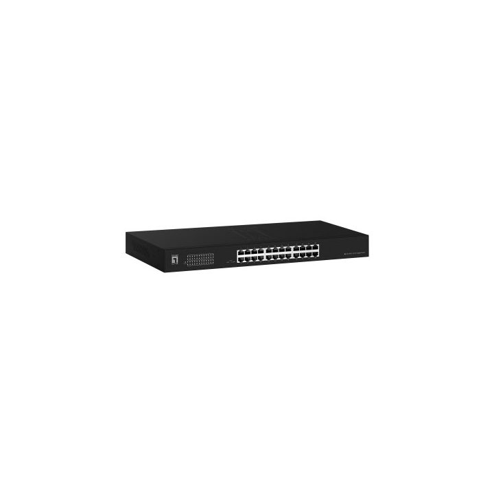 LevelOne Switch 24x GE GEU-2431 Kit de Montagem em Rack 19\" Não…