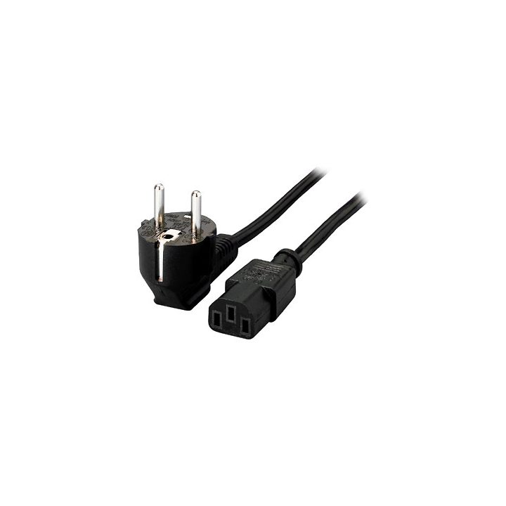 Equip 112120 Negro 1,8 m C13 acoplador CEE7/4