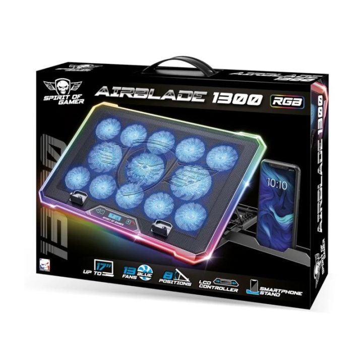 Spirit of Gamer Base de Arrefecimento Airblade 1300 10-18"…
