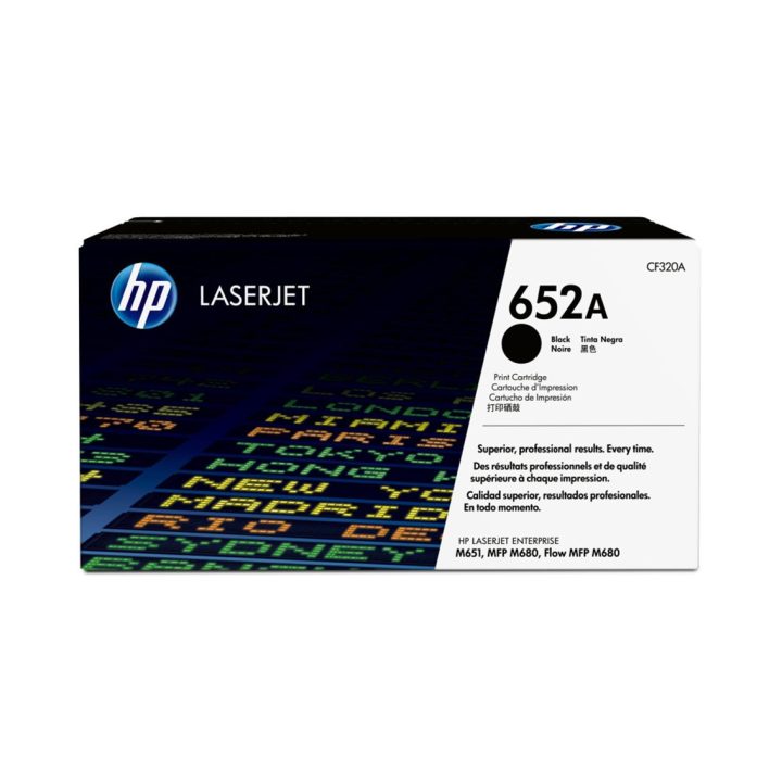 HP Cartucho de tóner original LaserJet 652A negro