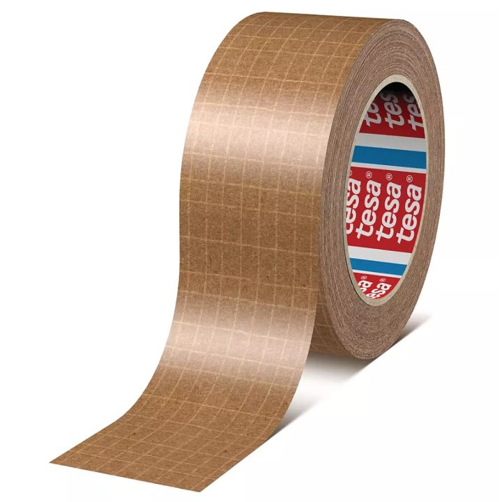 Tesapack 6 rolls brown paper + filament 25MX 50mm TESA 60013-00000-00