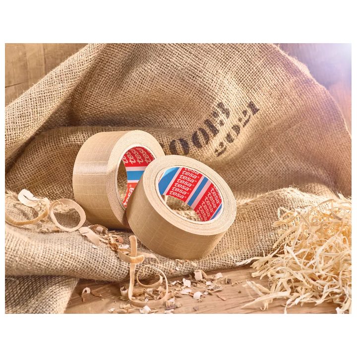 Tesapack 6 rolls brown paper + filament 25MX 50mm TESA 60013-00000-00
