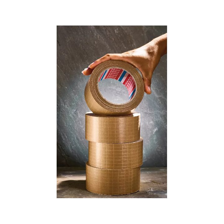 Tesapack 6 rolls brown paper + filament 25MX 50mm TESA 60013-00000-00