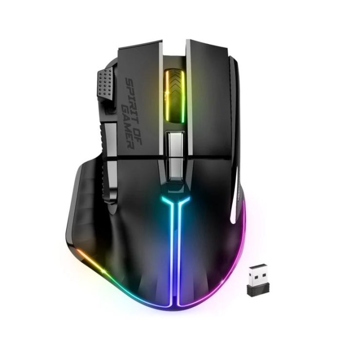 Spirit of Gamer Ratão Sem Fios Pro M5 Black (S-PM5RFBK)