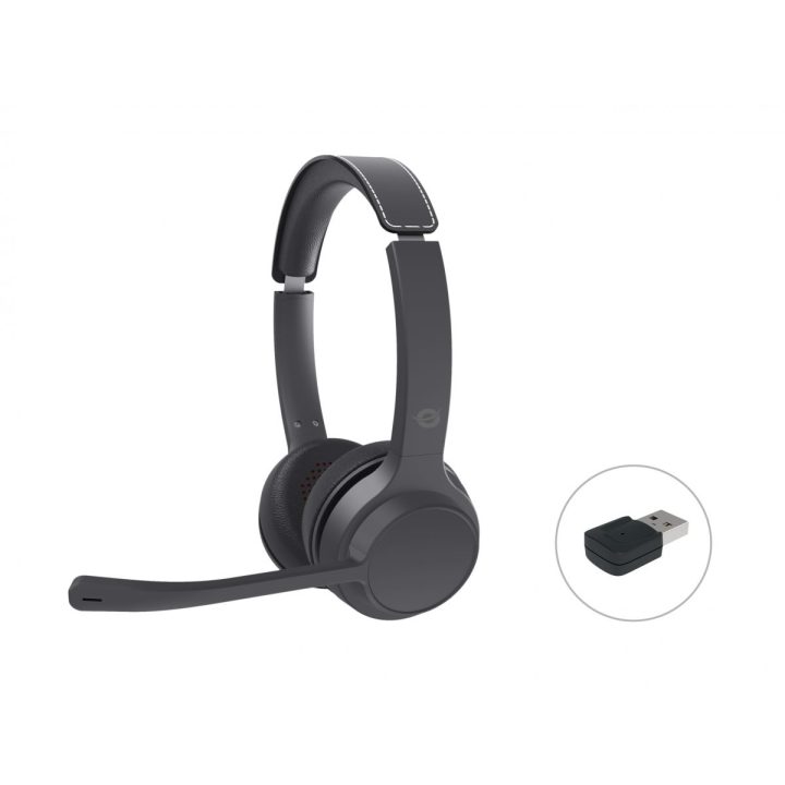 Conceptronic POLONA04BA Auriculares de diadema sem fios e com fios…