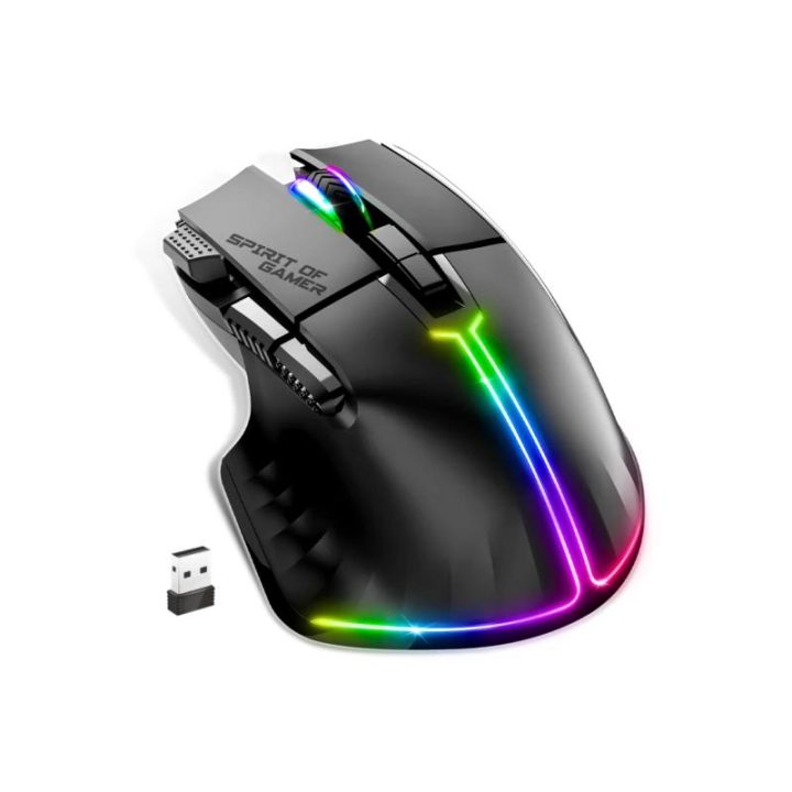 Spirit of Gamer Ratão Sem Fios Pro M5 Black (S-PM5RFBK)