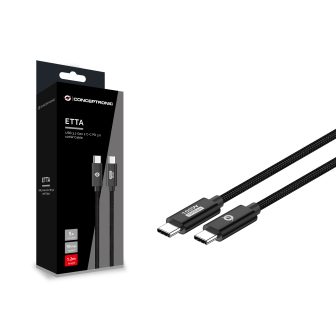 Conceptronic ETTA02B12 USB Cable USB 3.2 Gen 2 (3.1 Gen 2) 1.2 m USB…