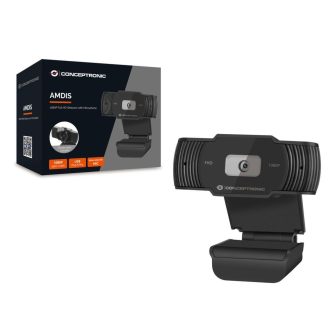 Conceptronic AMDIS04B cámara web 1920 x 1080 Pixeles USB 2.0 Negro
