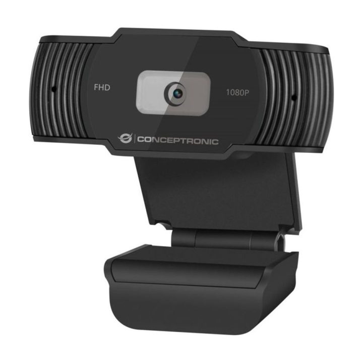 Conceptronic AMDIS04B cámara web 1920 x 1080 Pixeles USB 2.0 Negro