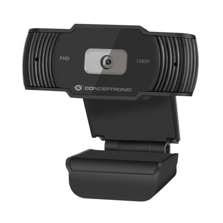 Conceptronic AMDIS04B cámara web 1920 x 1080 Pixeles USB 2.0 Negro