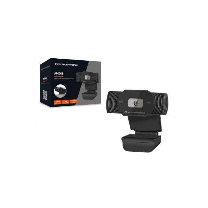 Conceptronic AMDIS04B cámara web 1920 x 1080 Pixeles USB 2.0 Negro