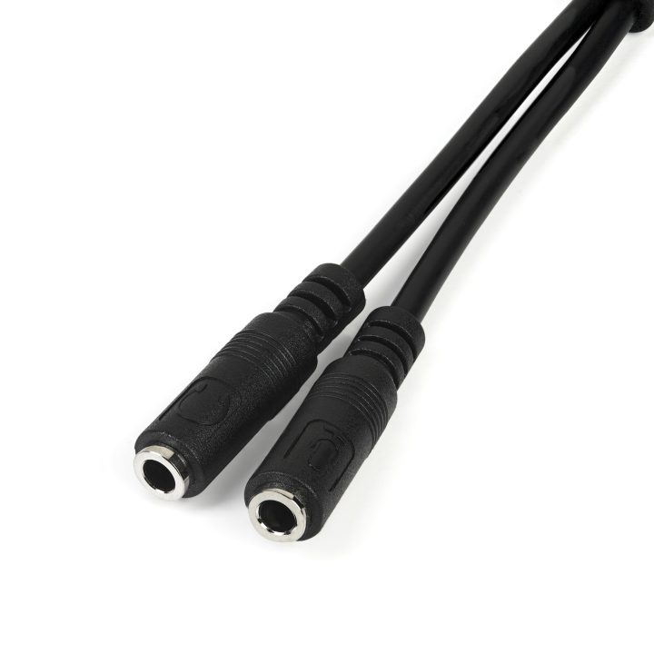 StarTech.com 4-Pole Mini-Jack 3.5mm Headset Adapter to Separate…