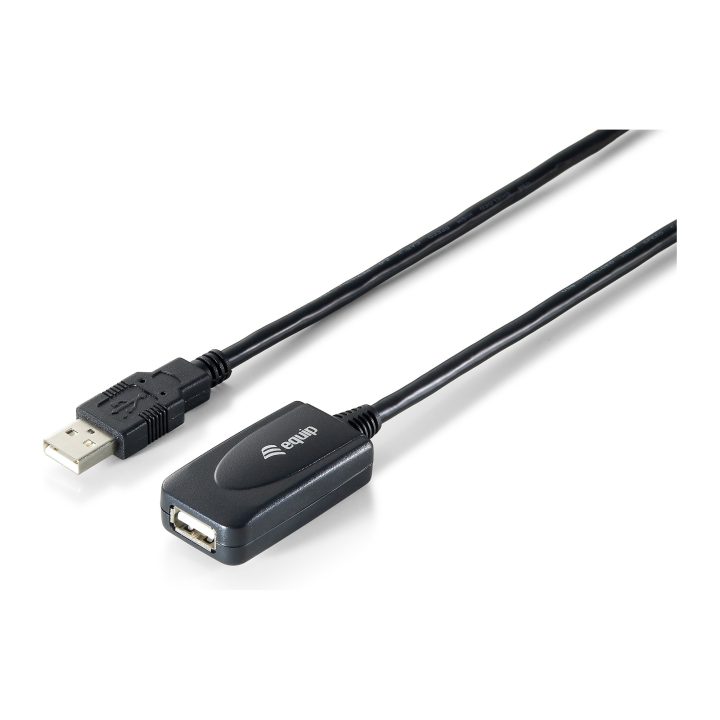 Equip 133311 cabo USB USB 2.0 15 m USB A Preto