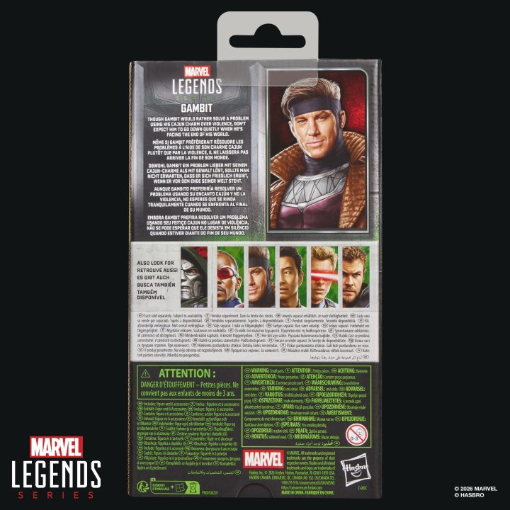 Marvel Avengers Marvel Legends Series Gambito Avengers Doomsday de…