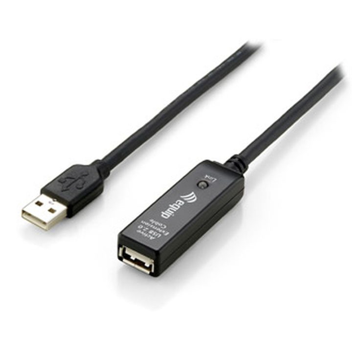 Equip 133311 cabo USB USB 2.0 15 m USB A Preto