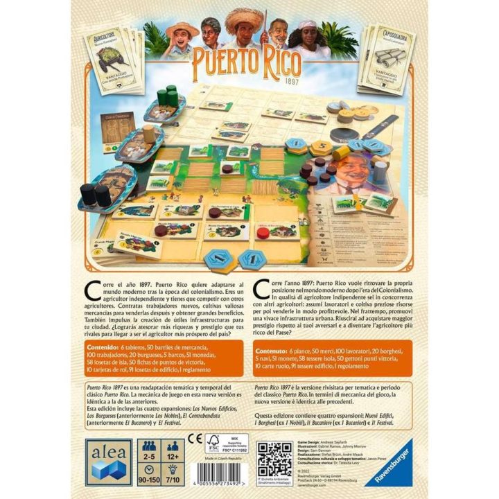Juego de mesa Ravensburger puerto rico 1897 (27349)
