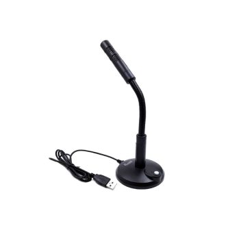 Equip 245340 Black Tabletop Surface Microphone
