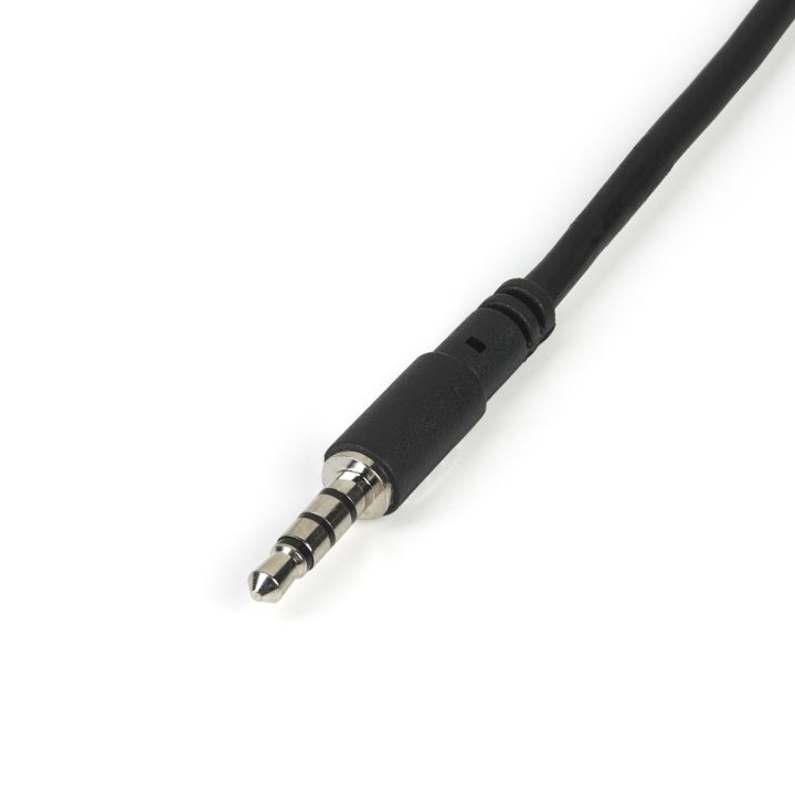 StarTech.com 4-Pole Mini-Jack 3.5mm Headset Adapter to Separate…