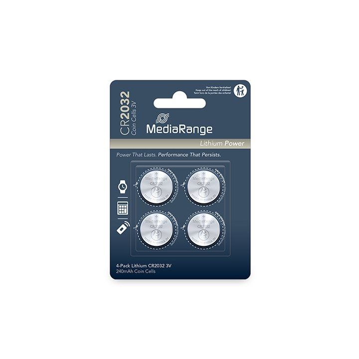 Mediarange CR2032 Button Cell Batteries (MRBAT132)