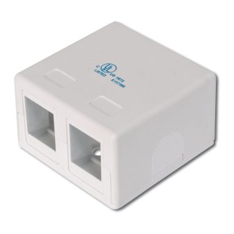 Digitus AT-AG 302A-WH RJ-45 Outlet Box White