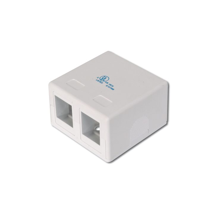 Digitus AT-AG 302A-WH caixa de tomada RJ-45 Branca
