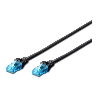 Digitus DK-1512-030/BL Black Network Cable 3 m Cat5e U/UTP (UTP)